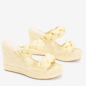 OLIVIA BRAIDED WEDGE ESPADRILLE SANDAL